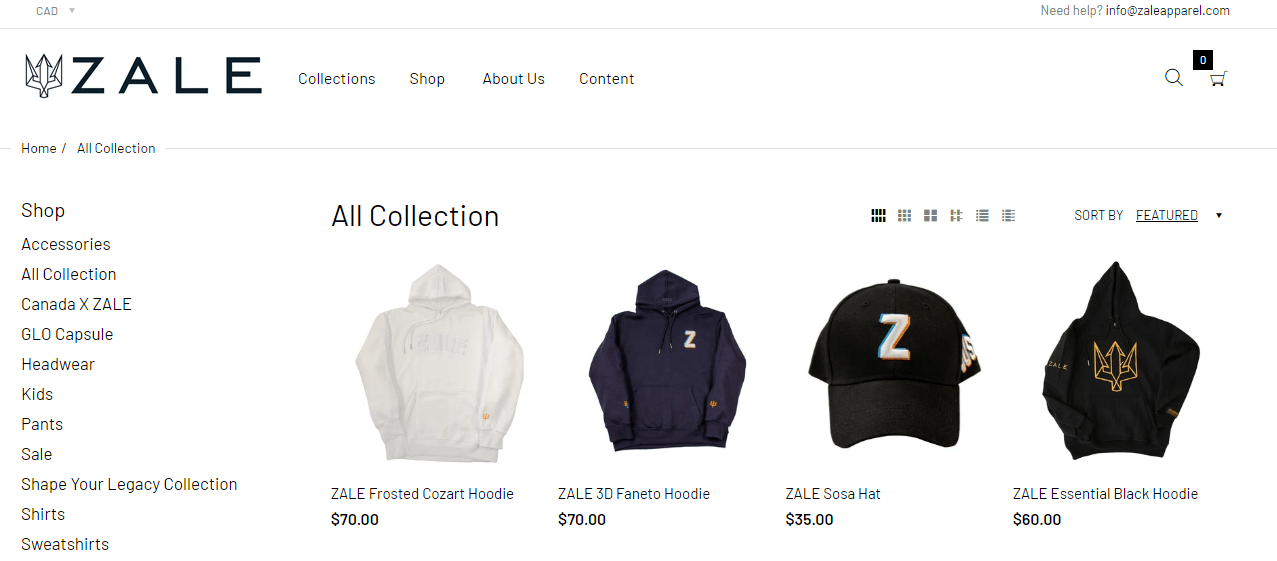 zale apparel